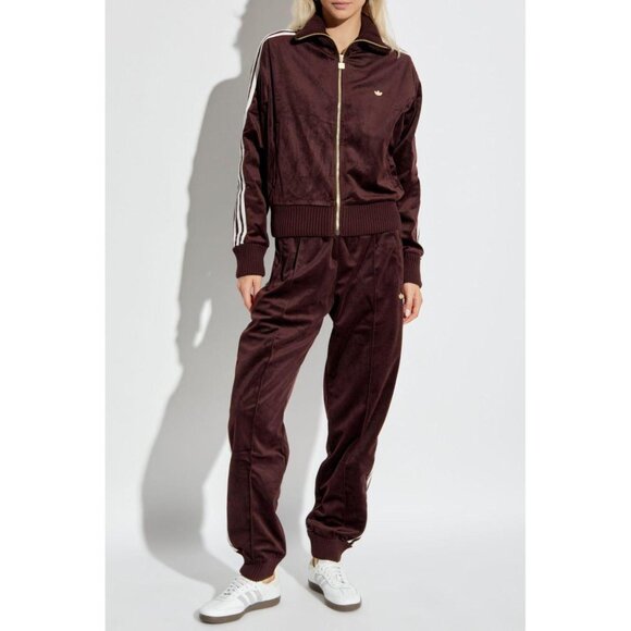 Adidas Originals Premium Brushed Velvet Track Pants - Picture 1 of 13
